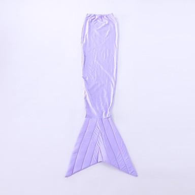 Mermaid Tail Shiny Spandex Halloween Costume Lilac